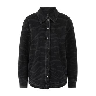 Marc Cain Dames, Blouses & Shirts, Grijs, Maat: S Denim