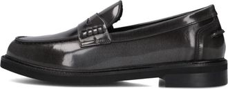 Stefano Lauran Grijze Loafers voor Stijlvol Comfort - Dames - Loafers - Grijs - 41 EU - Wol - Schoenen