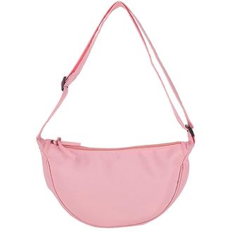 Generic Women Shoulder Bags Crescent Nylon Crossbody Bags Girls Purse Handbags (Beige)