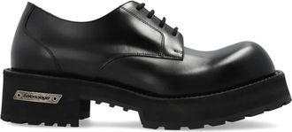Balenciaga Laced Shoes, male, Black, Size: 11 US Venom Derby Shoes