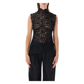 OperaSPORT Donatella Top - Dames - Tops zonder mouwen - Zwart - M - Polyester - Tops