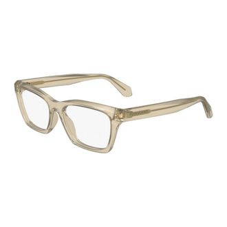 Ferragamo Eyeglasses Square Full Rim, Transparent Brown Frame And Clear Demo Lens Lens Sf2986232