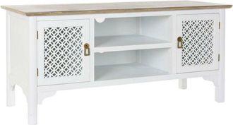 DKD Home Decor Mobile tv Dkd Home Decor 8424001812066 Bianco Multicolore Marrone Chiaro Abete 120 x 45 x 58 cm