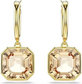 Swarovski Millenia Oorhangers - Dames - Oorbellen - Geel - ONE Size - Accessoires