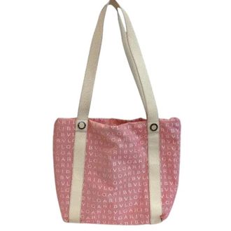Bulgari Pre-owned Tote Bags, female, Pink, Size: ONE SIZE Pre-owned Vintage Tote Bag