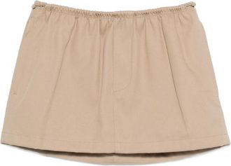 Alexander Wang Logo-waistband Mini Skirt