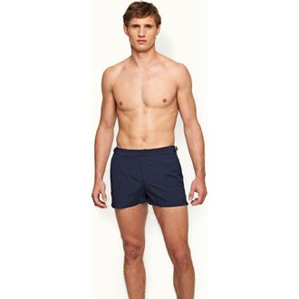 Orlebar Brown Springer Shortest-Length Swim Shorts in Navy at Nordstrom, Size 30