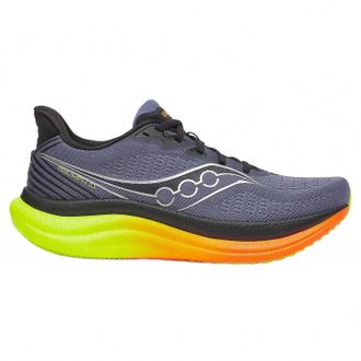 Saucony Mens Triumph 23 Running Shoes In Shadow/vizi