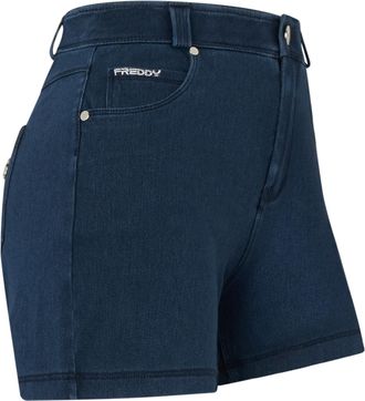 Freddy Shorts denim da donna con vita regular lavaggio scuro