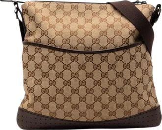 Gucci Borsa a tracolla in tela Pre-owned - - Pre-owned - Donna - Beige - ONE SIZE