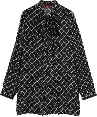 Gucci Printed Silk Shirt