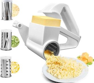 OEM Rallador De Queso, Rallador De Queso Rotatorio De Acero Inoxidable Apto Para Uso Alimentario