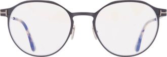 Tom Ford Blue Light Block Oval Mens Eyeglasses FT5866-B 013 52