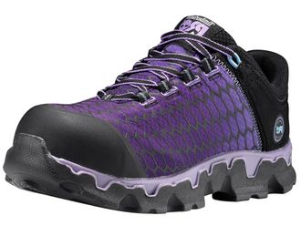 Timberland Powertrain Sport Alloy Safety Toe EH Womens Industrial Shoes Black/Purple : 7.5 C - Medium, Rubber