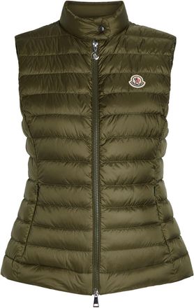 Moncler Igens Padded Shell Gilet - Khaki - 4 (UK 16 / XL)