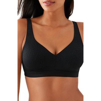 Wacoal Inside Job Wireless Bra in Black at Nordstrom, Size 34Ddd