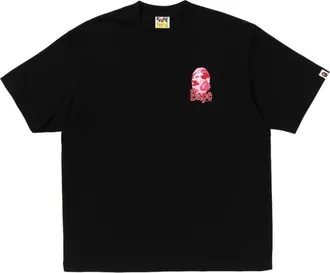 A Bathing Ape Floral Ape Head Relaxed Fit Tee Black 1K30-110-324-BLACK