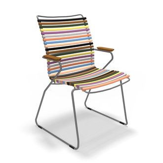 Houe CLICK Outdoor Dining Armlehnstuhl mit hoher Lehne, multicolor 1