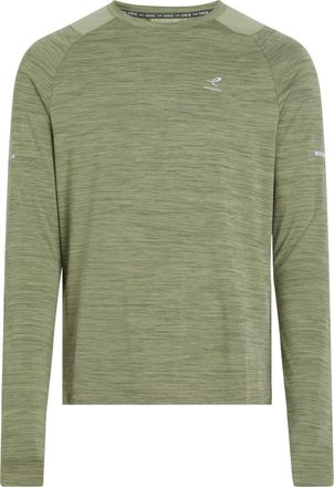 ENERGETICS Langarmshirt ENERGETICS He.-Langarmshirt Ailo LS M, Herren, Gr. M, melange, gr&uuml;n, gr&uuml;n, Single Jersey, Obermaterial: 88% Polyester, 12% Elasthan, gest
