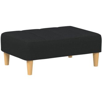 vidaXL Reposapi&eacute;s De Tela Negro 77x55x31 Cm Vidaxl