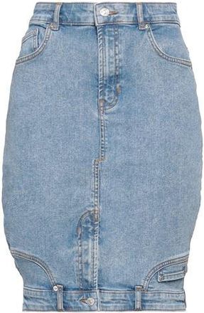 Moschino BOTTOMWEAR - Denim skirts on YOOX.COM