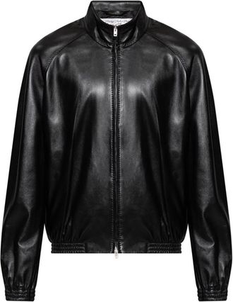 Acne Studios Leren jas - Heren - Leren en Su&egrave;de Jassen - Zwart - M - Leer - Jassen
