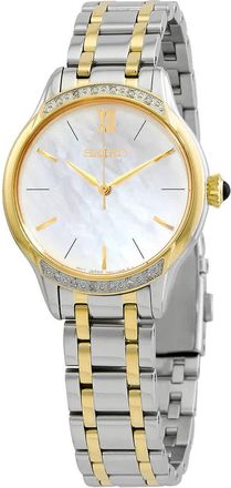 Seiko Quartz Cream Dial Ladies Watch SRZ544P1