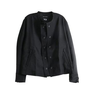 Yohji Yamamoto Heren, Mantels, Zwart, Maat: L