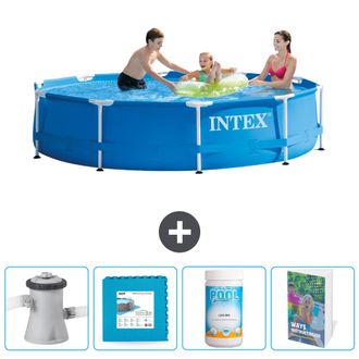 Intex Piscina Con Estructura Redonda - 305x76 Cm - 7-piezas Scb114