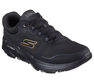 Skechers Mens Go Run 7.0 Full Range Sneaker, Black Textile/Synthetic, 9 UK