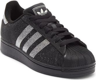 adidas Superstar II Sneaker in Black/Silver/Off White at Nordstrom, Size 7.5 Womens