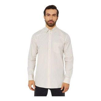 Golden Goose Casual Shirts, male, Multicolor, Size: XL Alvise Striped Cotton Shirt