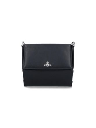 Vivienne Westwood Logo Crossbody Bag - Black