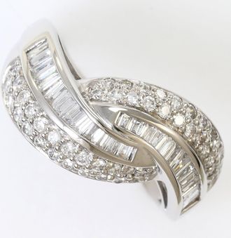 C&A White Gold White Gold (18K) Band Ring (Pre-Owned)