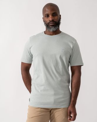 Boss Orange by Hugo Boss Mens Tales T-shirt in Light Blue Cotton - Size X-Large