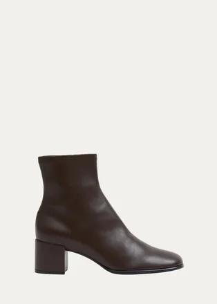 SIMKHAI Bianca Stretch Leather Ankle Boots