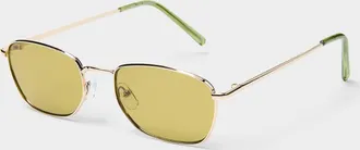 Simons Womens Daisy rectangular sunglasses