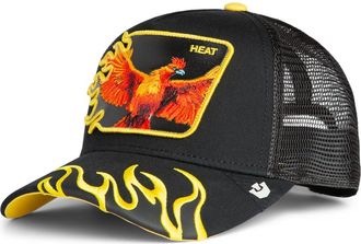 Goorin Brothers Heat Flames Embroidered Snapback Trucker Hat in Void at Nordstrom