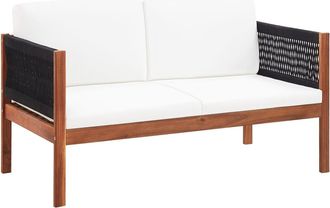 vidaXL Vidaxl - Sof&aacute; De Jard&iacute;n De 2 Plazas Madera De Acacia Maciza