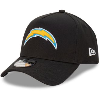 New Era Los Angeles Chargers NFL Evergreen Black 9Forty Adjustable A-Frame Cap
