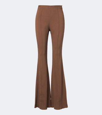 Taller Marmo Pantaloni Mae flared a vita alta