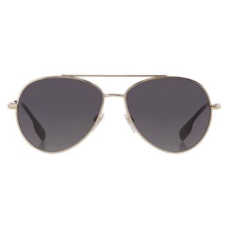 Burberry Dark Grey Pilot Ladies Sunglasses BE3147 110987 58
