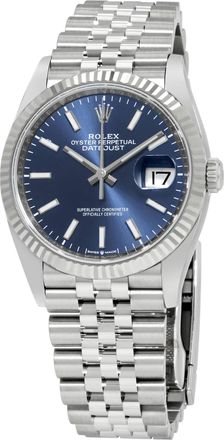 Rolex Datejust 36 Blue Dial Automatic Ladies Jubilee Watch 126234BLSJ