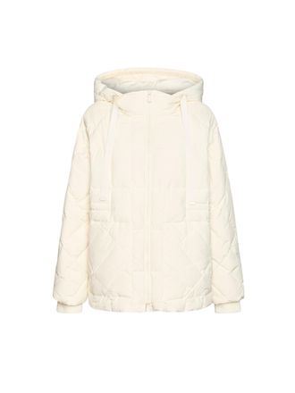 Elena Miro Quilted Lightweight Nylon Down Jacket