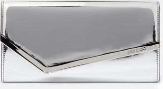 Jimmy Choo London Emmie mirrored clutch