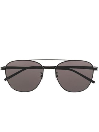 Saint Laurent Eyewear SL531 zonnebril met piloten montuur - Zwart