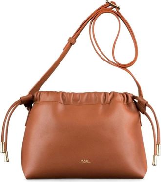 A.P.C. Borsa a tracolla Ninon Mini - - Bags - Donna - Marrone - ONE SIZE