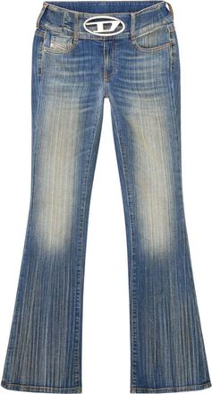 Diesel D-Propol 0cbcx flared jeans - women - Elastane/Cotton/Regenerative Cotton - 26 - Blue