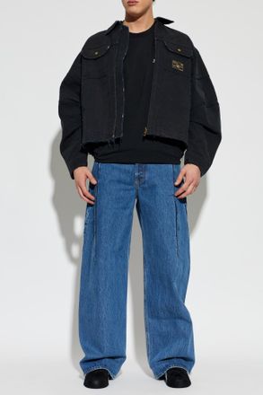 VETEMENTS T-shirt With Printed Logo, Mens, Black