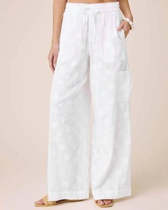 Splendid Caprice Star Pant In White